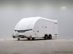 Brian James Trailer RACE SPORT 341-5521-35-2-12-W 550X210X196CM 3500KG GESCHLOSSENER AUTOTRAILER | WEISS