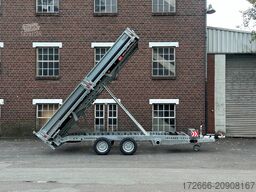 Brian James Trailer TIPPER 526-4020-35-2-12 | PENDELKLAPPE 400X200X30CM 3500KG RÜCKWÄRTSKIPPER | SCHWARZ