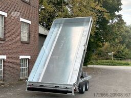 Brian James Trailer TIPPER 526-4020-35-2-12 | PENDELKLAPPE 400X200X30CM 3500KG RÜCKWÄRTSKIPPER | SCHWARZ