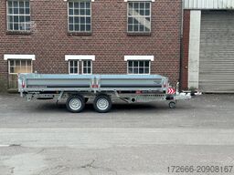Brian James Trailer TIPPER 526-4020-35-2-12 | PENDELKLAPPE 400X200X30CM 3500KG RÜCKWÄRTSKIPPER | SCHWARZ