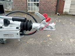 Brian James Trailer TIPPER 526-4020-35-2-12 | PENDELKLAPPE 400X200X30CM 3500KG RÜCKWÄRTSKIPPER | SCHWARZ