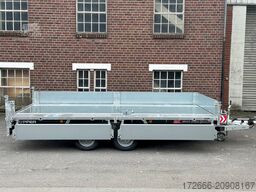 Brian James Trailer TIPPER 526-4020-35-2-12 | PENDELKLAPPE 400X200X30CM 3500KG RÜCKWÄRTSKIPPER | SCHWARZ