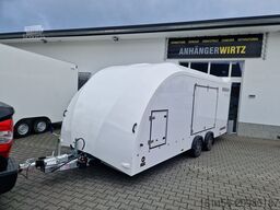 Brian James Race Transporter 384-0060 550cm ankippbar weiß verfügbar