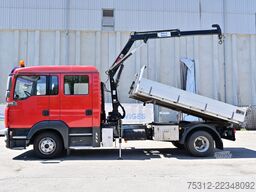 MAN TGL 8.210  Doka Kipper E4 Kran Hiab 035