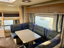 BÜRSTNER 550 TKM Etagen Vorzelt Mover Festbett Dusche