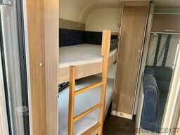 BÜRSTNER 550 TKM Etagen Vorzelt Mover Festbett Dusche