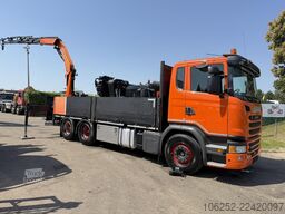 Scania G450 6x4 PRITSCHE + KRAN PALFINGER PK19.001 SLD...