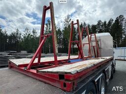 Scania R580 8x2 flatbed truck