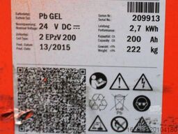 GRUMA 24 Volt 2 PzV 200 Ah