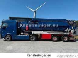 DAF XF530 FT 4x2 mit Kroll, ADR Saug- /Druckanhänger