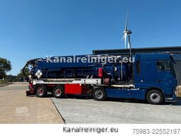 DAF XF530 FT 4x2 mit Kroll, ADR Saug- /Druckanhänger