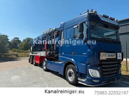 DAF XF530 FT 4x2 mit Kroll, ADR Saug- /Druckanhänger