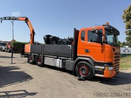 Scania G450 6x4 PRITSCHE + KRAN PALFINGER PK19.001 SLD...
