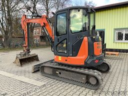 Hitachi ZX48U-5A CLR with 3 excavator buckets