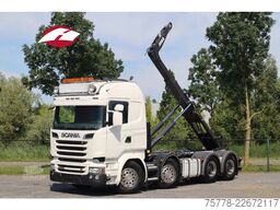 Scania R580 V8 8X4 RETARDER BIG AXLES HOOKLIFT FULL AIR