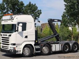 Scania R580 V8 8X4 RETARDER BIG AXLES HOOKLIFT FULL AIR