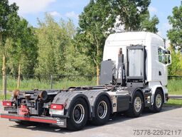 Scania R580 V8 8X4 RETARDER BIG AXLES HOOKLIFT FULL AIR