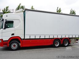 SCANIA R540 6x2 / Curtainsider 19 EPAL/ cap 16t