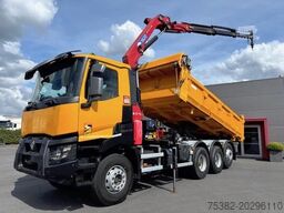 Renault C430 P8x4*4 TRIDEM + HMF KRAAN 1820K3 - REMOTE ...