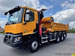 Renault C430 P8x4*4 TRIDEM + HMF KRAAN 1820K3 - REMOTE ...