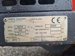 KUBOTA KC70 Raupendumper Bj.2015 Diesel Dumper
