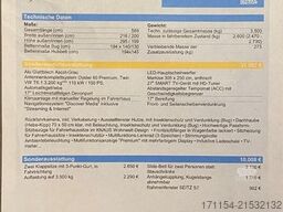 KNAUS Tourer Van 500 LT, slide Bett, 4 P. Zulassung