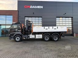 Volvo FMX 460 6x4 3 zijdige Kipper/ Hiab 288 E-6,Winc...