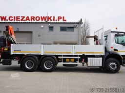 Mercedes-Benz Arocs 2633 flatbed truck / Crane FASSI