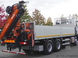 Renault C380 Comfort 6x4 / Atlas 172.3E crane
