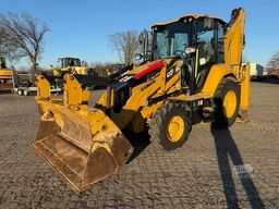 CATERPILLAR 432F2, 4+1 Schaufel, Telestiel, Palettengabel,AC