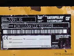 Caterpillar 336F L 336F L XE | 336 FL XE | BUCKET | QUICK C...