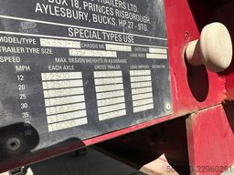 Broshuis 5 ABS D-68   Extendable Flatbed/Platform Semi-T...