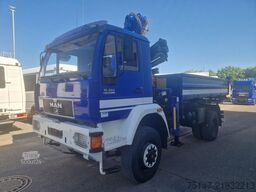 MAN 18.264 FAK 4x4 Meiller Kipper + Kran Allrad AHK
