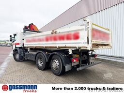Scania P 320 6x2/4, Lenk-/Liftachse, Kran Palfinger PK