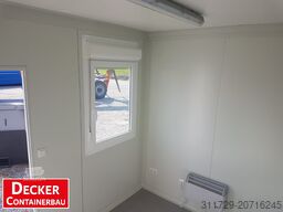 Decker Containerbau Kombicontainer, 20 ft halb Büro/ Lager