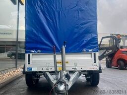 HUMBAUR HA 202513 KV Tieflader 2t.  Plane+Spriegel