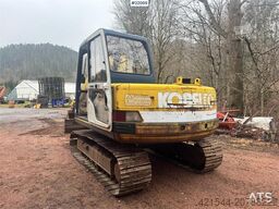 Kobelco SK60 crawler excavator with bucket