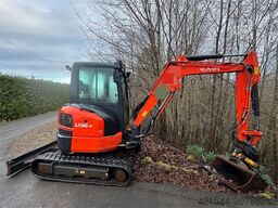 Kubota U36-4 Beltegraver m/ 4 skuffer, rotortilt og klype