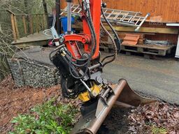 Kubota U36-4 Beltegraver m/ 4 skuffer, rotortilt og klype