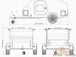  LifeStyle Camper X-Line Gaskocher  Einzelrad 135