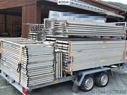  Temared scaffolding trailer 3.5 t w/ 364 m2 scaffo