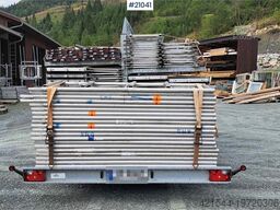  Temared scaffolding trailer 3.5 t w/ 364 m2 scaffo