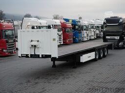 KRONE NACZEPA  PLATFORMA / O? PODNOSZONA / KOSZ NA PAL