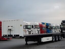 KRONE NACZEPA  PLATFORMA / O? PODNOSZONA / KOSZ NA PAL