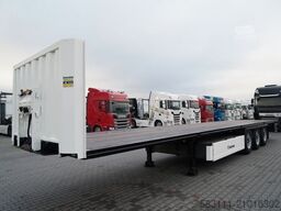 KRONE NACZEPA  PLATFORMA / O? PODNOSZONA / KOSZ NA PAL