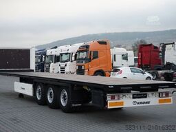 KRONE NACZEPA  PLATFORMA / O? PODNOSZONA / KOSZ NA PAL