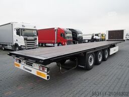 KRONE NACZEPA  PLATFORMA / O? PODNOSZONA / KOSZ NA PAL