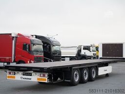 KRONE NACZEPA  PLATFORMA / O? PODNOSZONA / KOSZ NA PAL