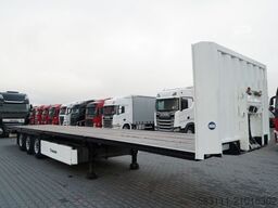 KRONE NACZEPA  PLATFORMA / O? PODNOSZONA / KOSZ NA PAL