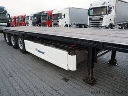 KRONE NACZEPA  PLATFORMA / O? PODNOSZONA / KOSZ NA PAL